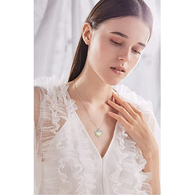 925 Sterling Silver Cremation Urn Memorial Pendant Necklace with Hollow Urn Cremation Jewelry for Ashes - Image 16