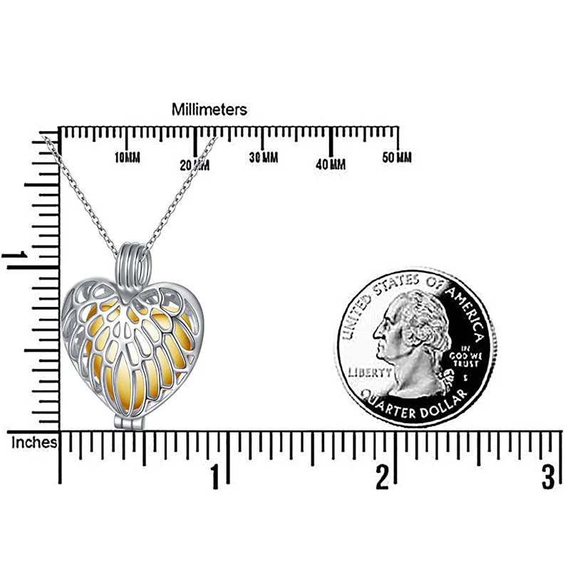 925 Sterling Silver Cremation Urn Memorial Pendant Necklace with Hollow Urn Cremation Jewelry for Ashes - Image 24