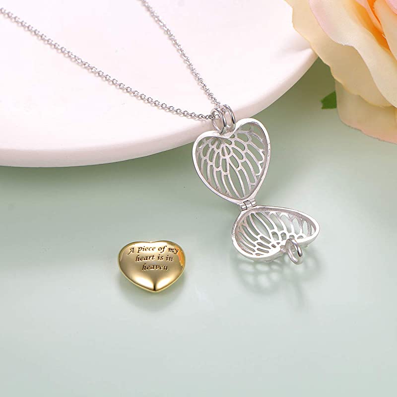 925 Sterling Silver Cremation Urn Memorial Pendant Necklace with Hollow Urn Cremation Jewelry for Ashes - Image 25