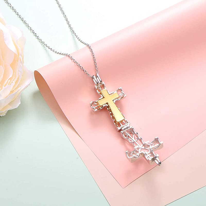 925 Sterling Silver Cremation Urn Memorial Pendant Necklace with Hollow Urn Cremation Jewelry for Ashes - Image 36