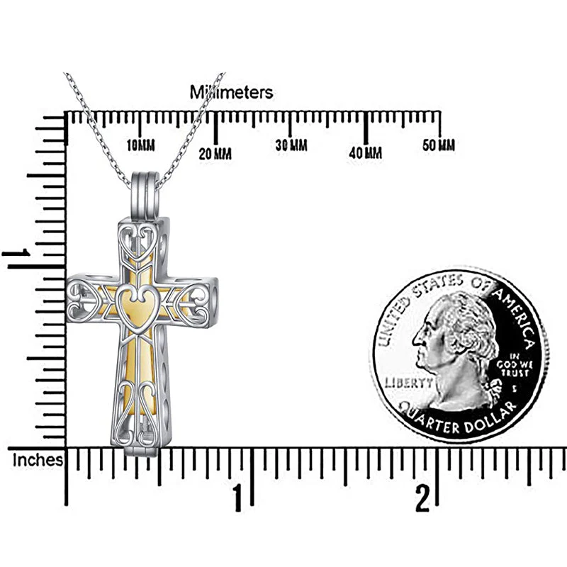 925 Sterling Silver Cremation Urn Memorial Pendant Necklace with Hollow Urn Cremation Jewelry for Ashes - Image 38