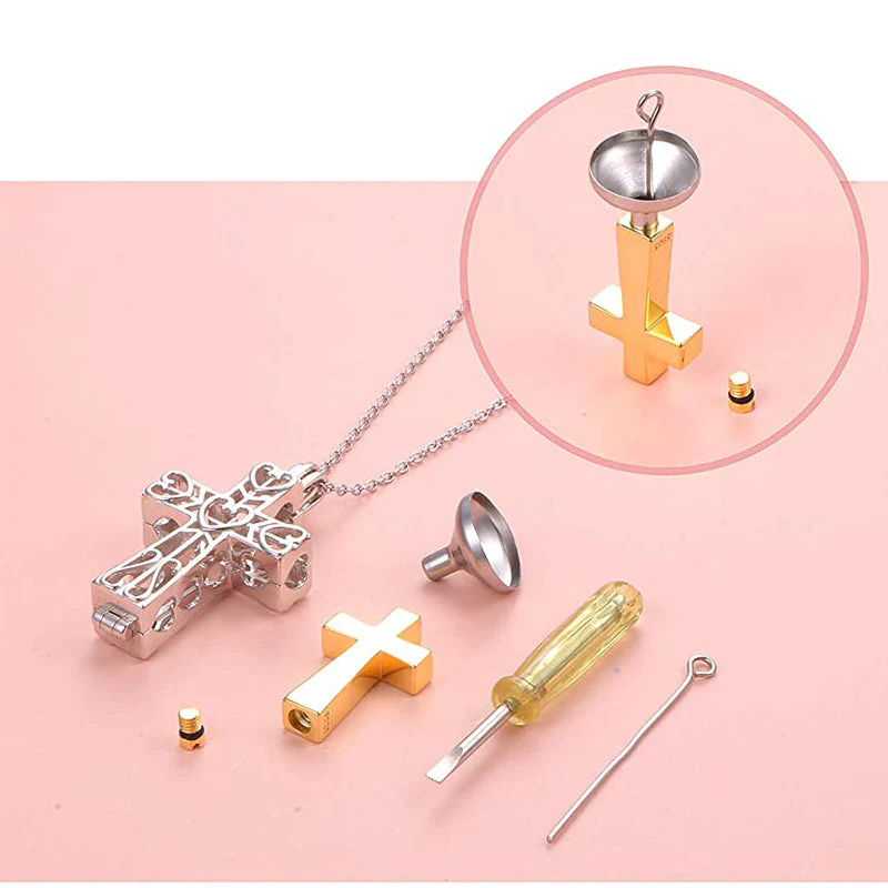925 Sterling Silver Cremation Urn Memorial Pendant Necklace with Hollow Urn Cremation Jewelry for Ashes - Image 39