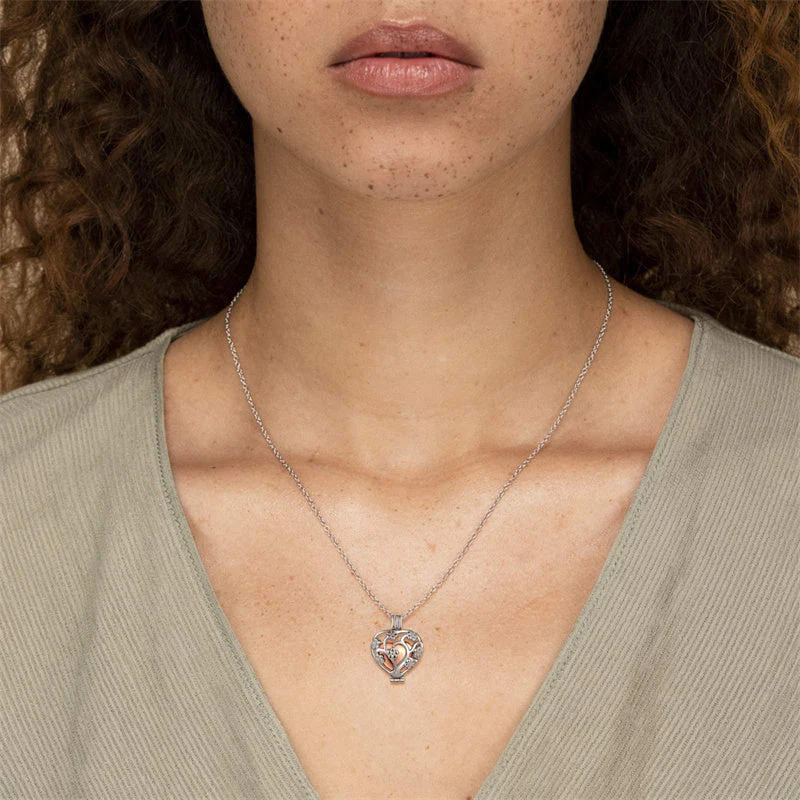 925 Sterling Silver Cremation Urn Memorial Pendant Necklace with Hollow Urn Cremation Jewelry for Ashes - Image 59