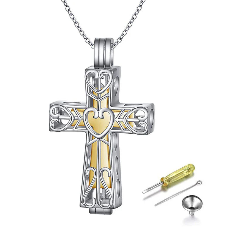 925 Sterling Silver Cremation Urn Memorial Pendant Necklace with Hollow Urn Cremation Jewelry for Ashes - Image 72