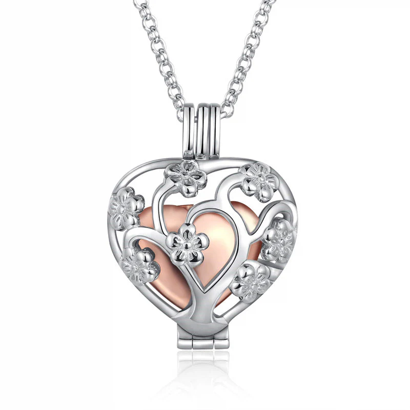 925 Sterling Silver Cremation Urn Memorial Pendant Necklace with Hollow Urn Cremation Jewelry for Ashes - Image 76