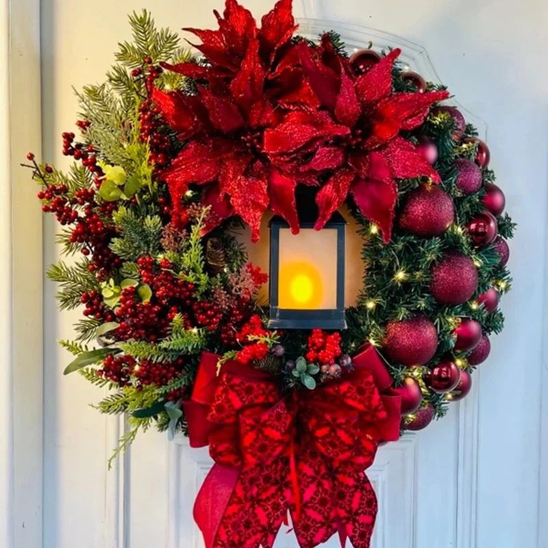 Sacred Christmas Wreath with Lights - Image 5