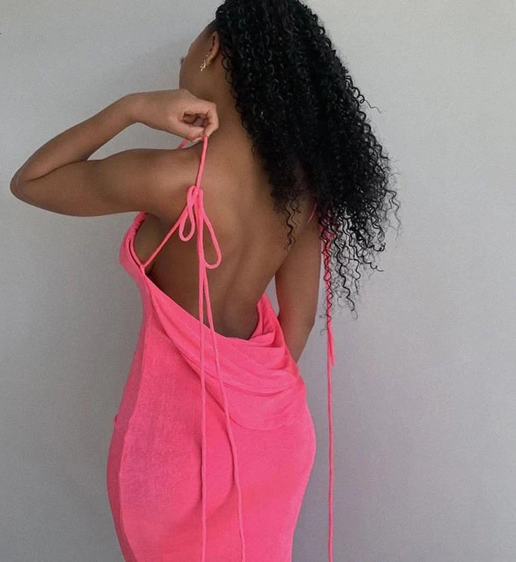 Serenity Backless Maxi Dress - Image 7