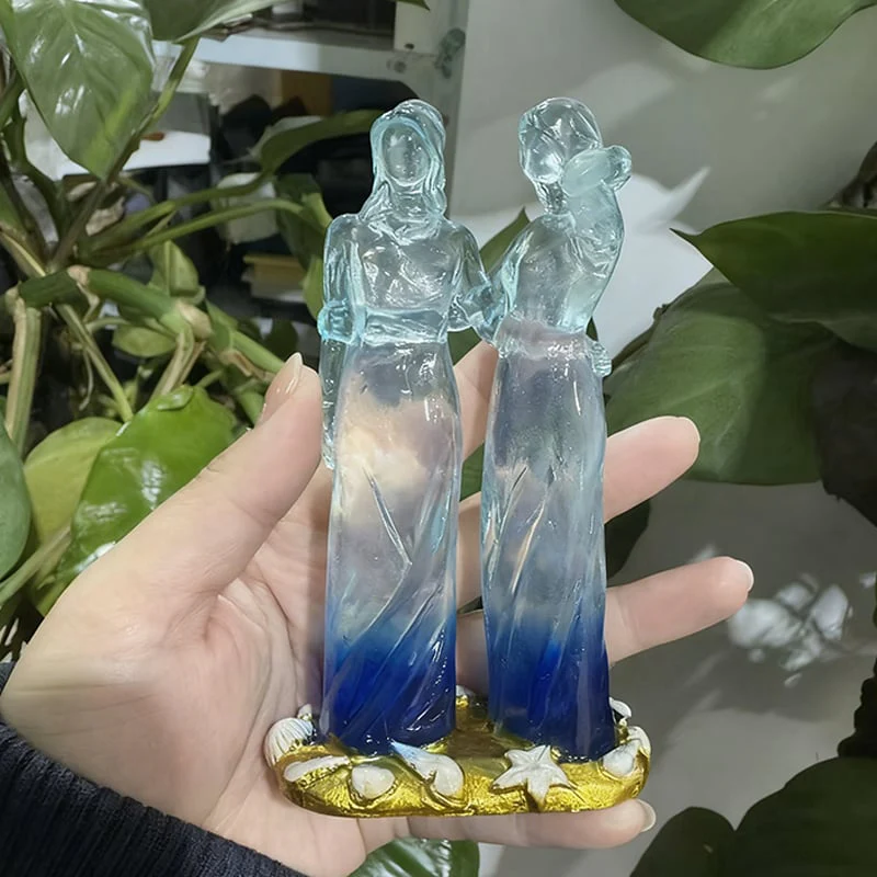 👩🏻🤝👩🏻Sisters By My Side, Celebrates Friendships Three Sisters Sculpture - Image 4