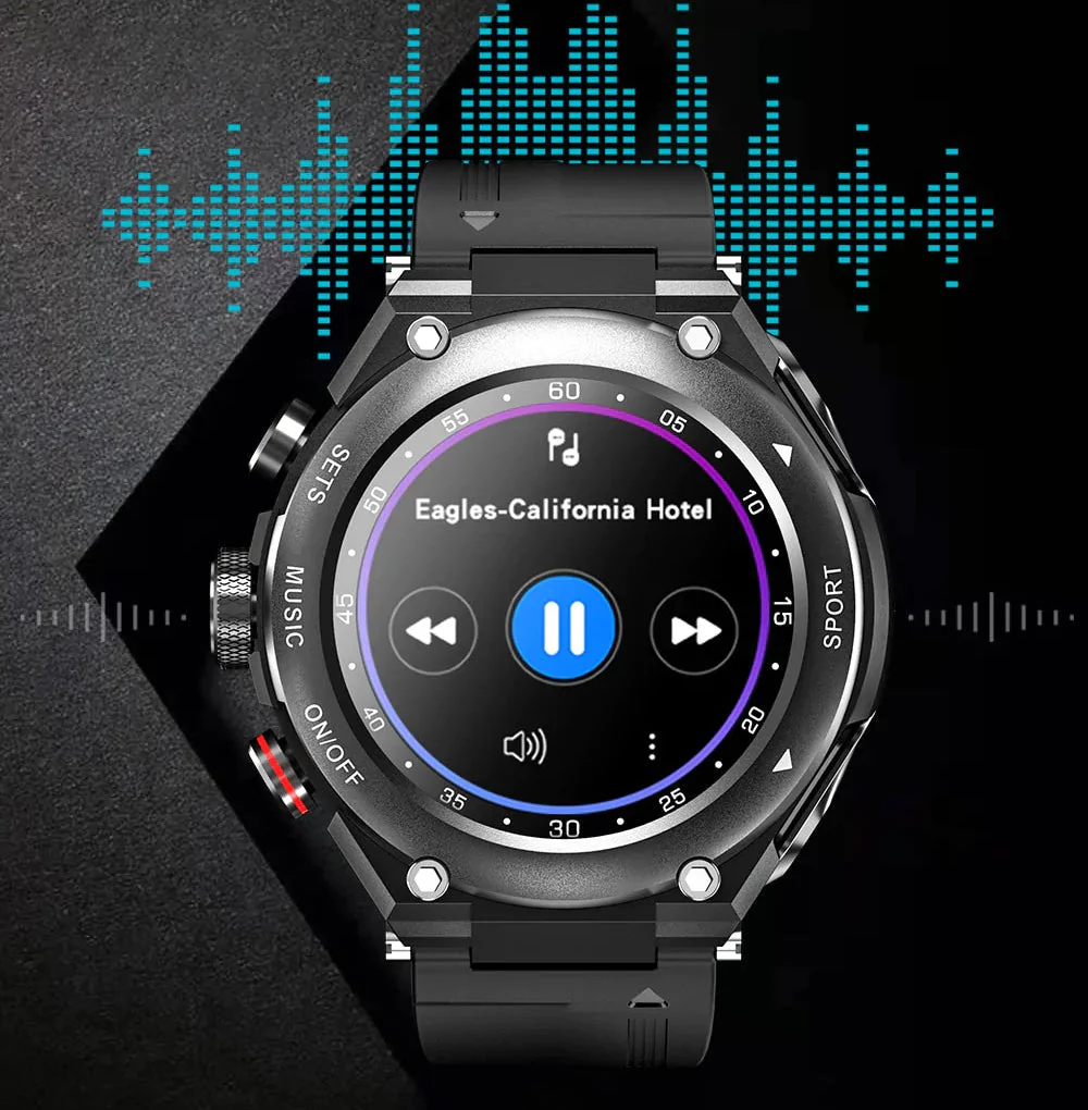Smartwatch with Wireless Earphones(Works with iPhone & Android) - Image 11