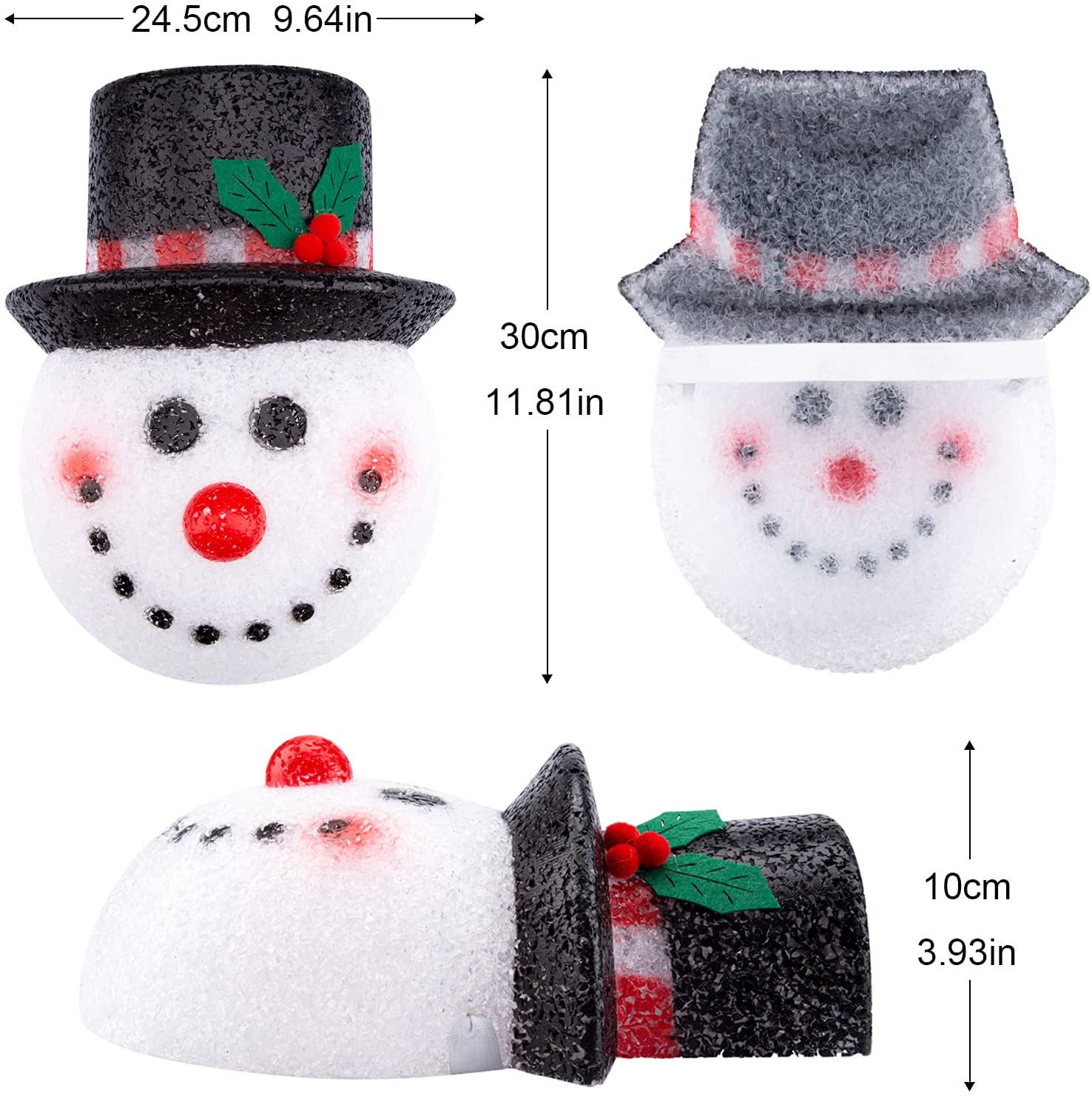 CHRISTMAS SALE-Snowman Porch Light Cover Two pack - Image 12