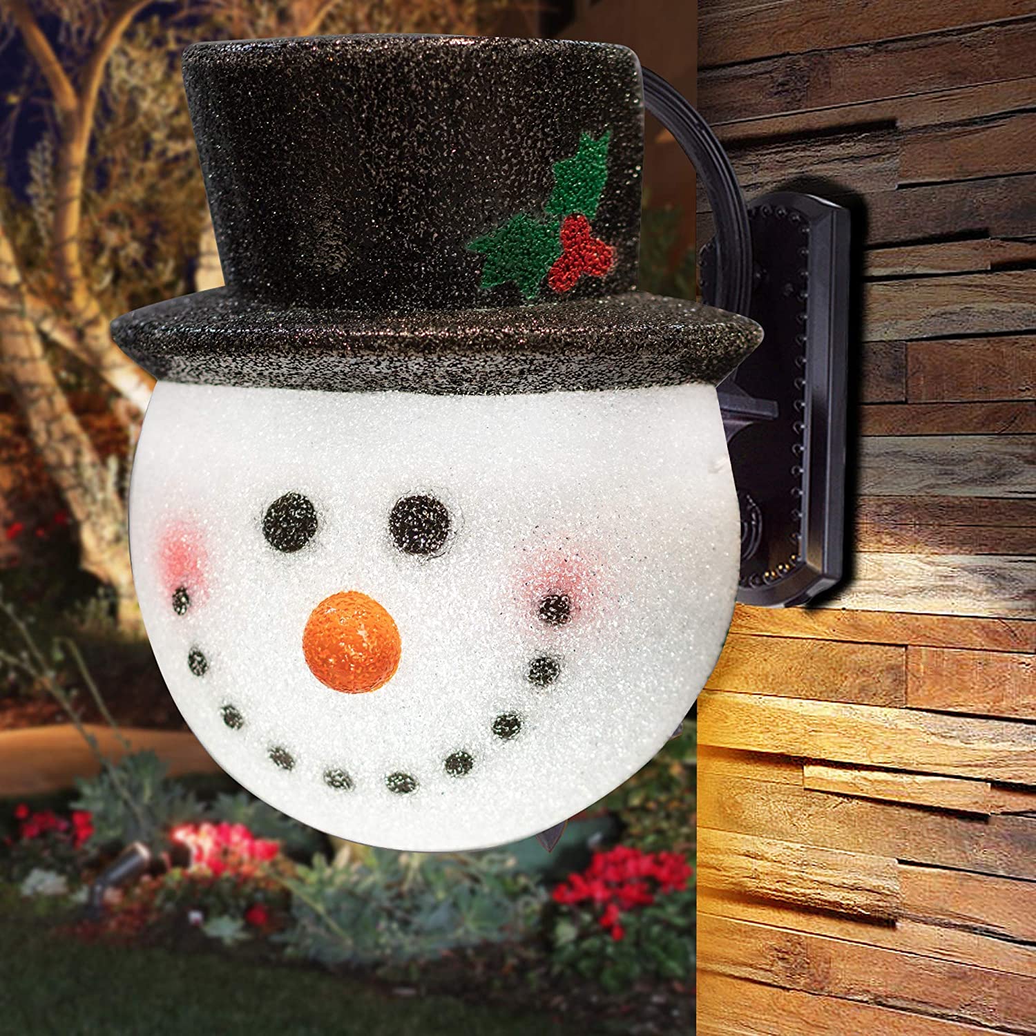 CHRISTMAS SALE-Snowman Porch Light Cover Two pack - Image 3