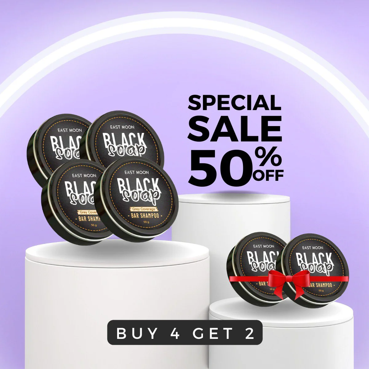 SALE 75% OFF-EE Natural Grey Hair Removal Soap - Image 3