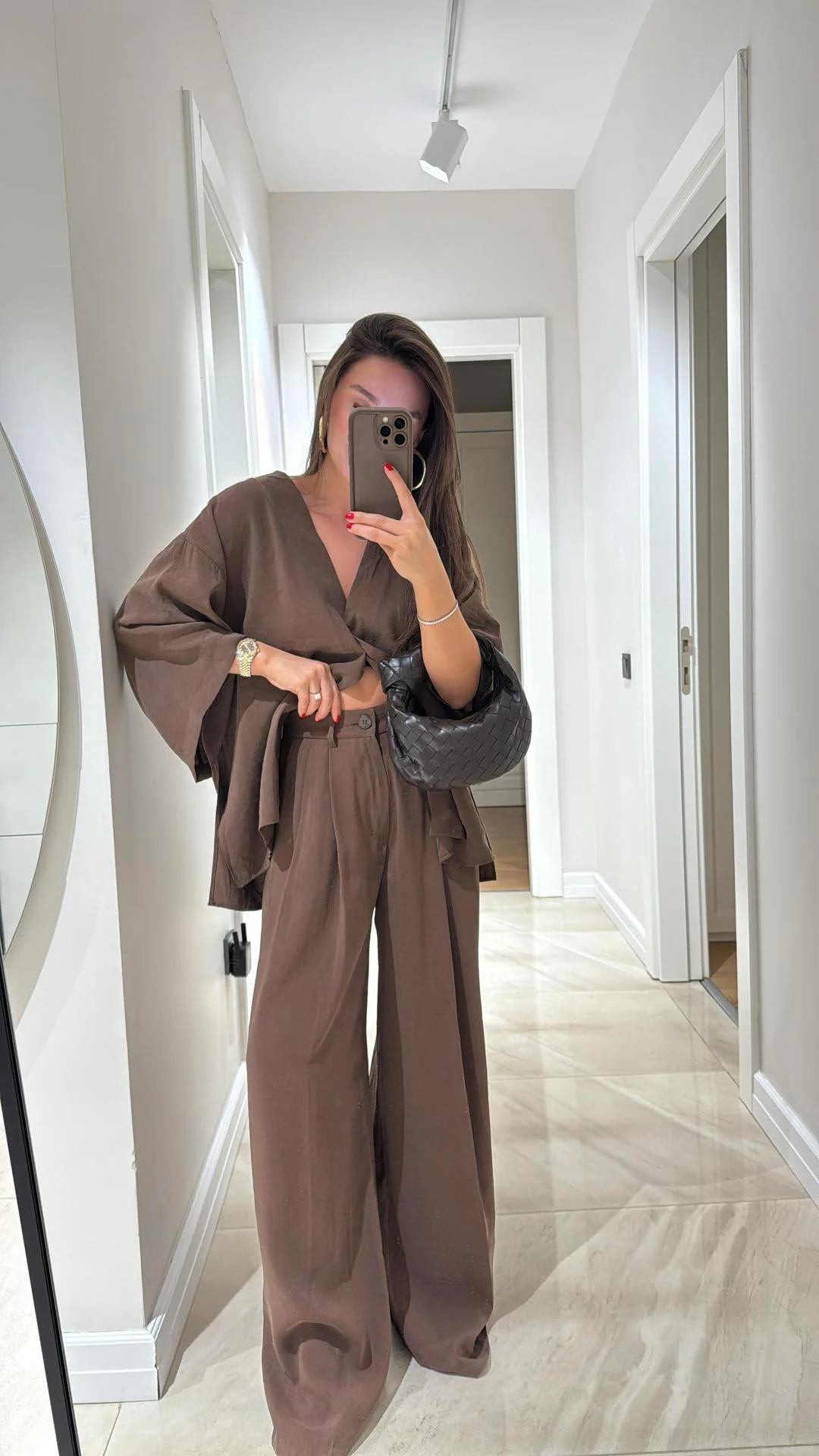 Solid Color Two-Piece Suit - Image 8