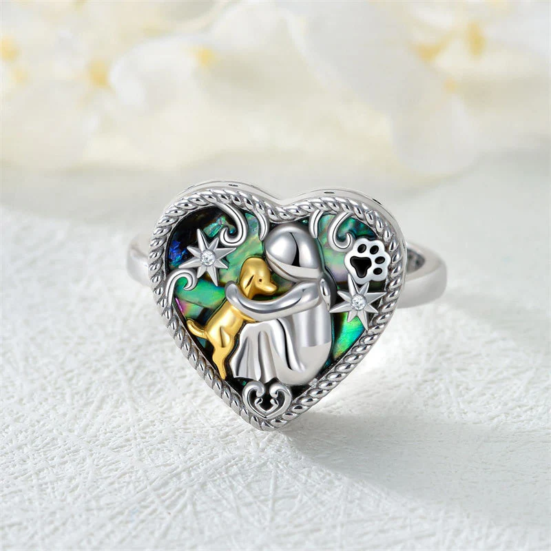 Sterling Silver Dog Urn Necklace/Ring for Ashes Dog Memorial Keepsake Cremation Jewelry Gifts for Women Dog Lovers - Image 20