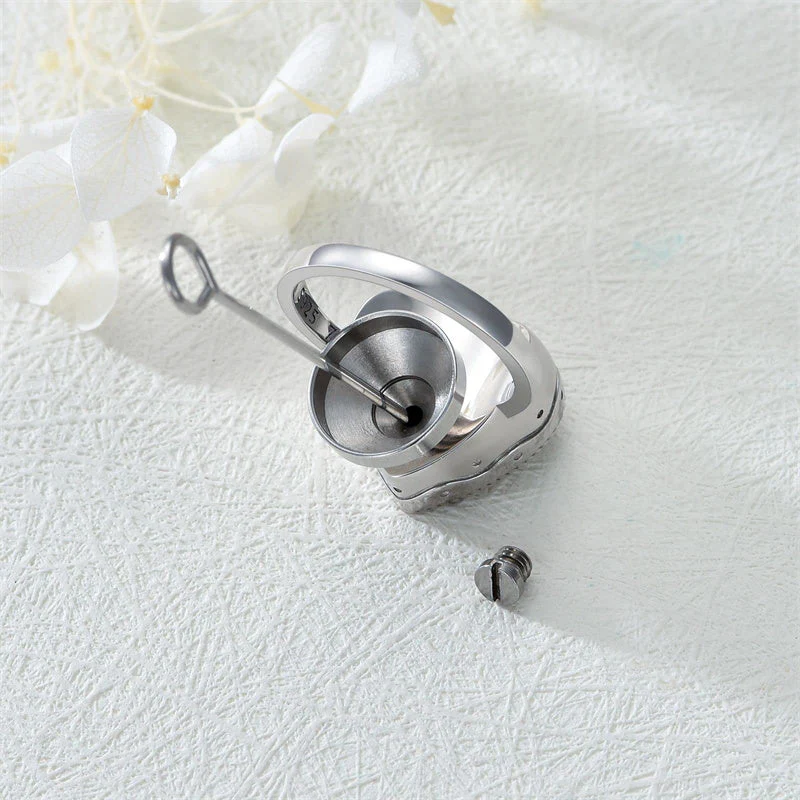 Sterling Silver Dog Urn Necklace/Ring for Ashes Dog Memorial Keepsake Cremation Jewelry Gifts for Women Dog Lovers - Image 21