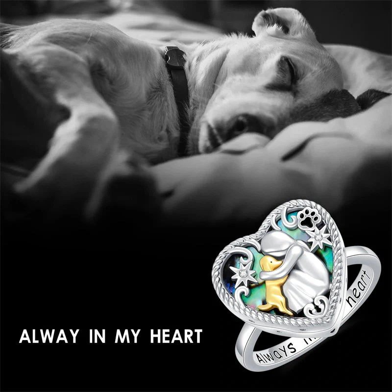 Sterling Silver Dog Urn Necklace/Ring for Ashes Dog Memorial Keepsake Cremation Jewelry Gifts for Women Dog Lovers - Image 24