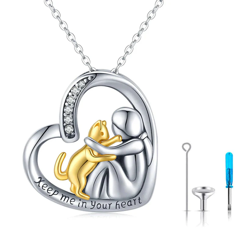 Sterling Silver Dog Urn Necklace/Ring for Ashes Dog Memorial Keepsake Cremation Jewelry Gifts for Women Dog Lovers - Image 28