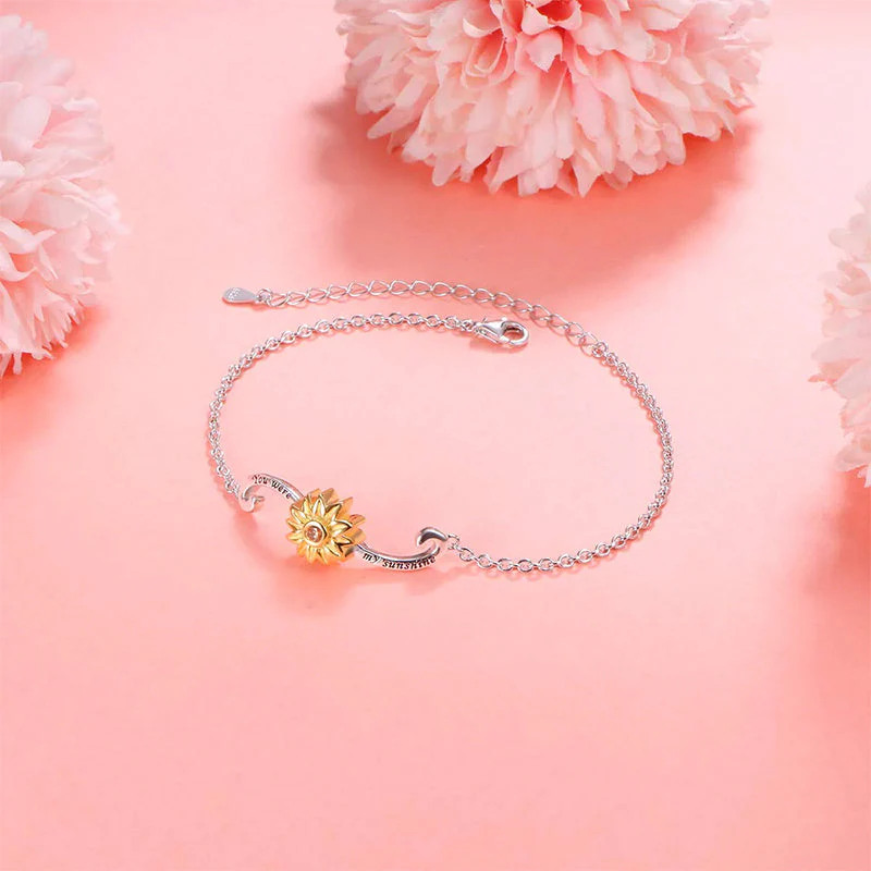 Sterling Silver Forever in My Heart CZ Cremation Urn Locket Memorial Ashes Holder Bangle Urn Keepsake Bracelet - Image 3