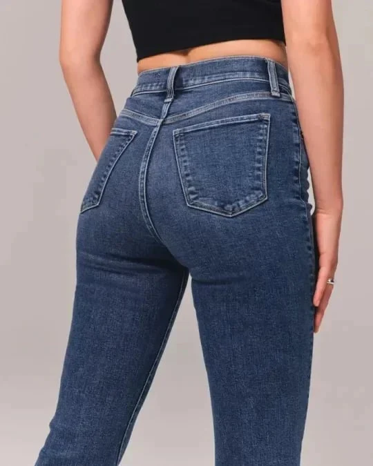 Ultra High Rise Stretch Flare Jean - Image 10