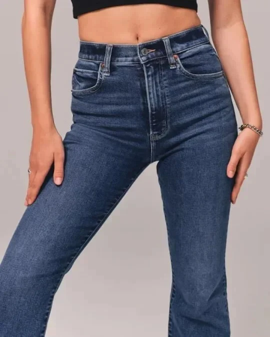 Ultra High Rise Stretch Flare Jean - Image 11