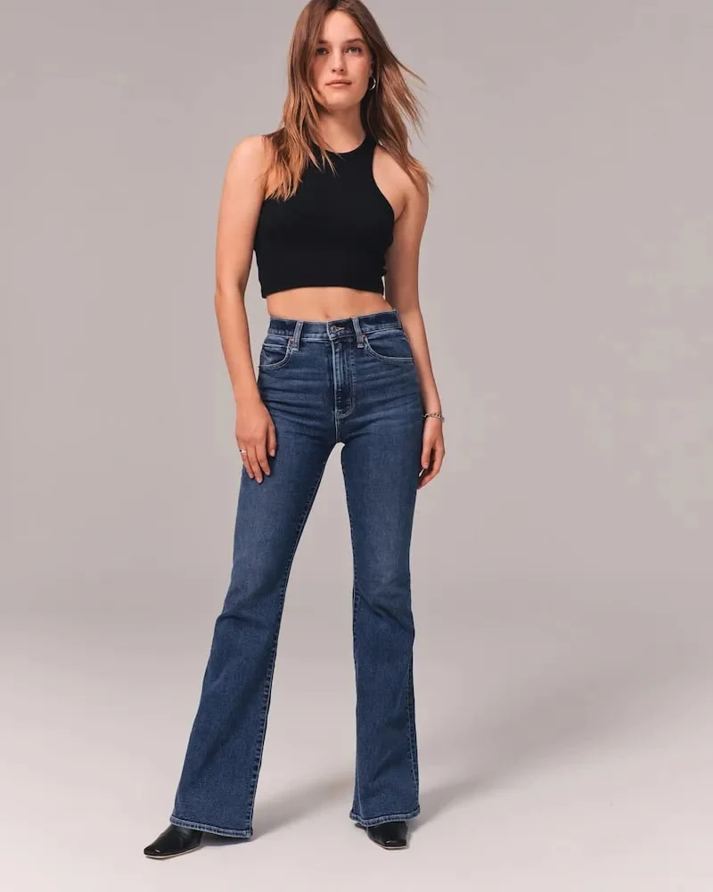 Ultra High Rise Stretch Flare Jean - Image 12