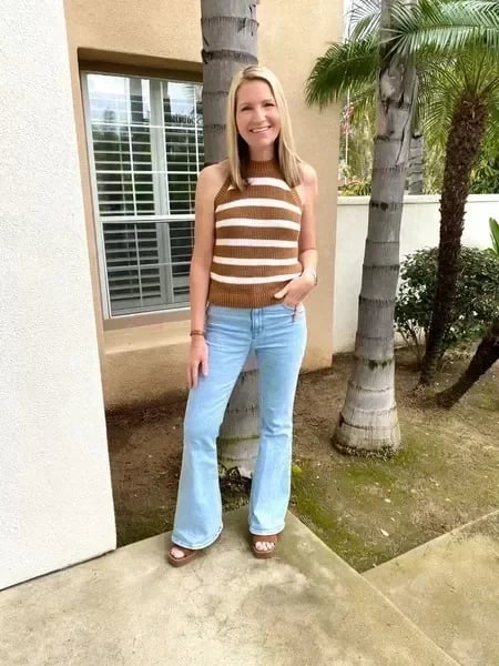 Ultra High Rise Stretch Flare Jean - Image 19