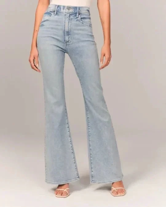 Ultra High Rise Stretch Flare Jean - Image 2