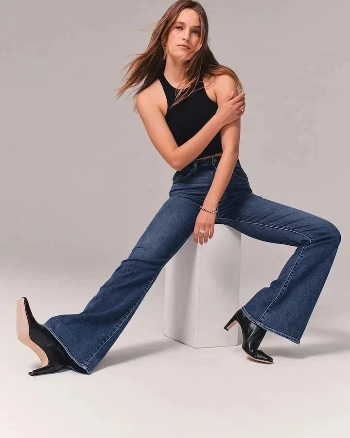 Ultra High Rise Stretch Flare Jean - Image 6