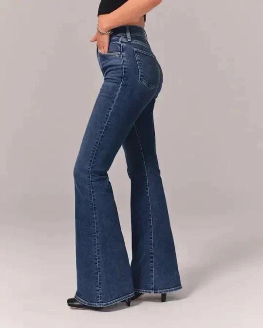 Ultra High Rise Stretch Flare Jean - Image 7