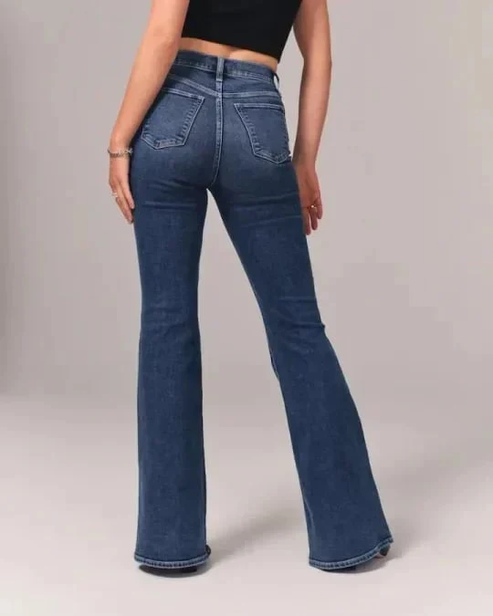 Ultra High Rise Stretch Flare Jean - Image 9