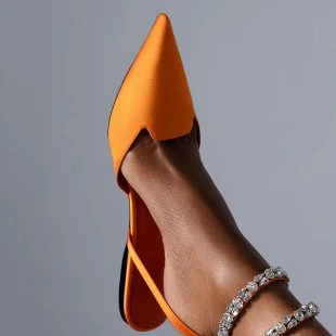Summer Glam Crystal Pointed Toe Flat Slide Sandals Fashionable Ankle Strap Shoe - Image 12