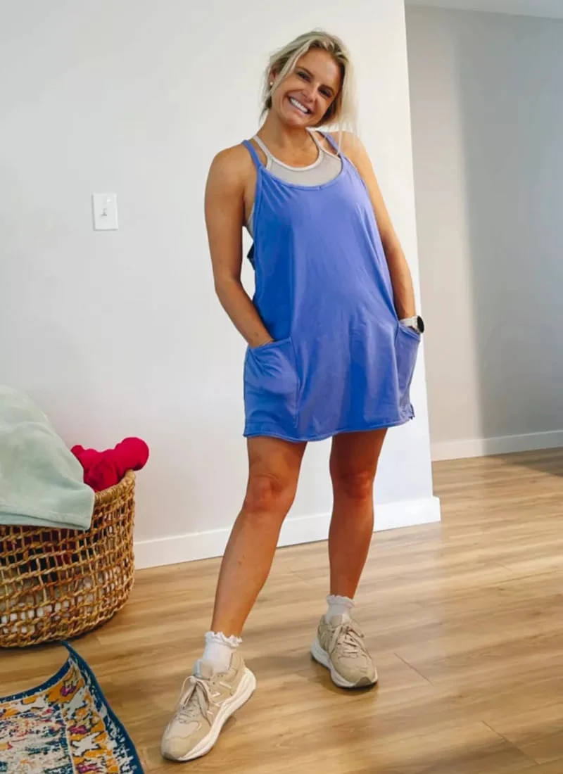 Wide Mini Dress - Image 19