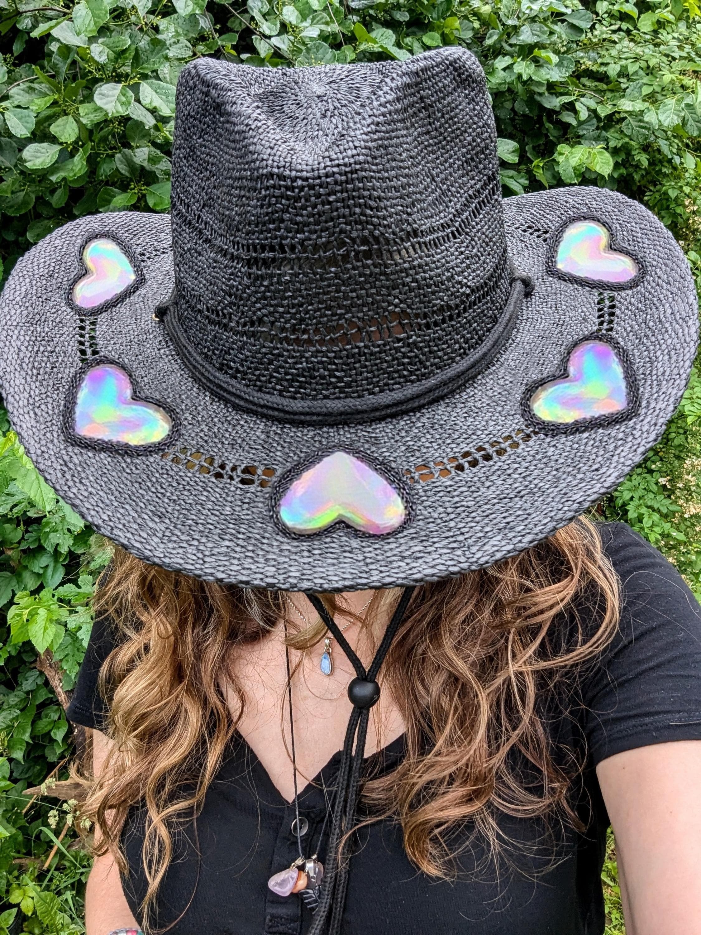 Suncatcher Cowgirl Straw Prism Hat - Image 6