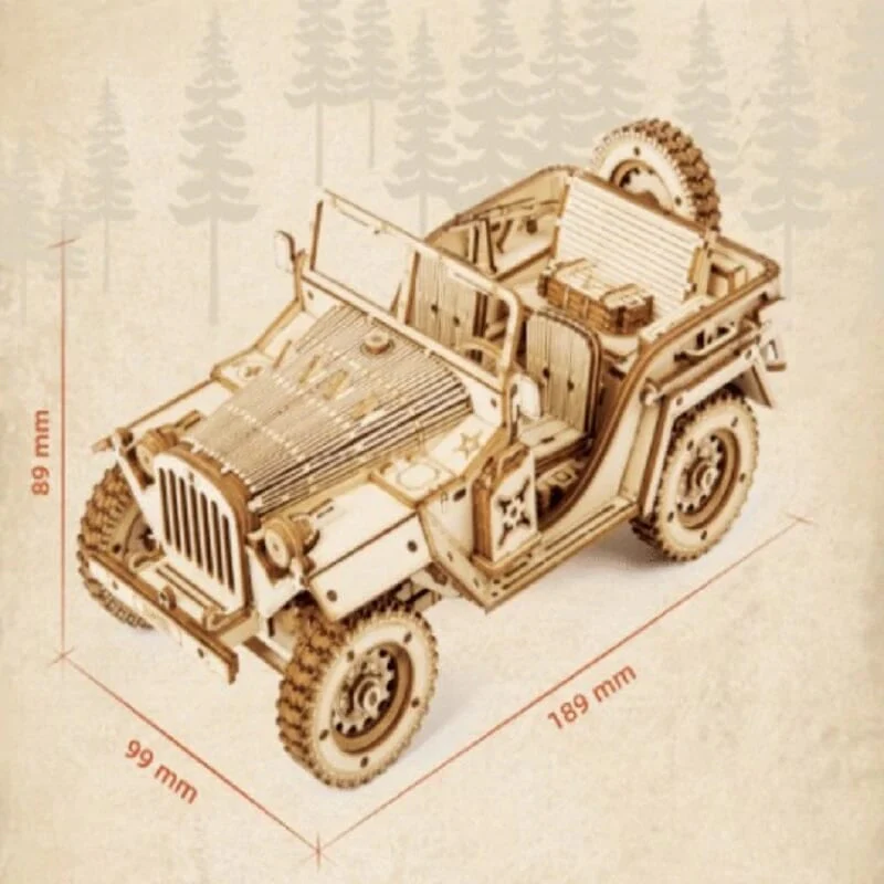 Super Wooden Mechanical Model Puzzle Set - Image 12