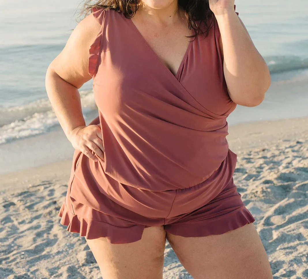 Swim Romper Built-in Bra - Image 5