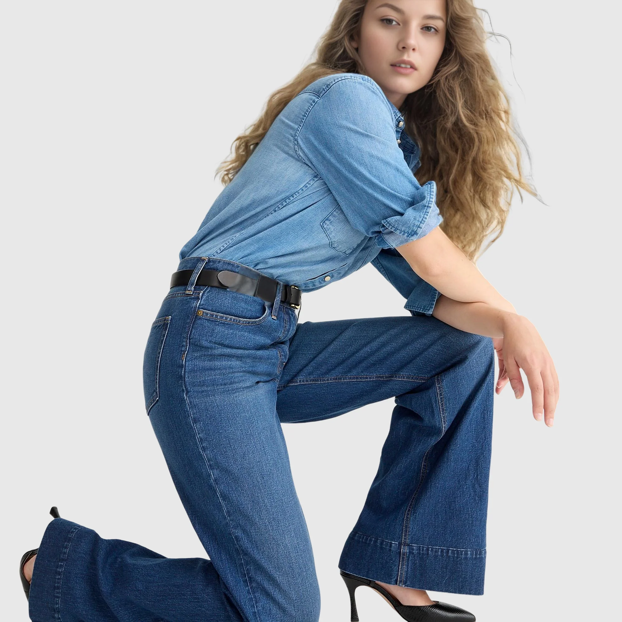 Tall Leg Denim Trousers (Buy 2 Free Shipping) - Image 6