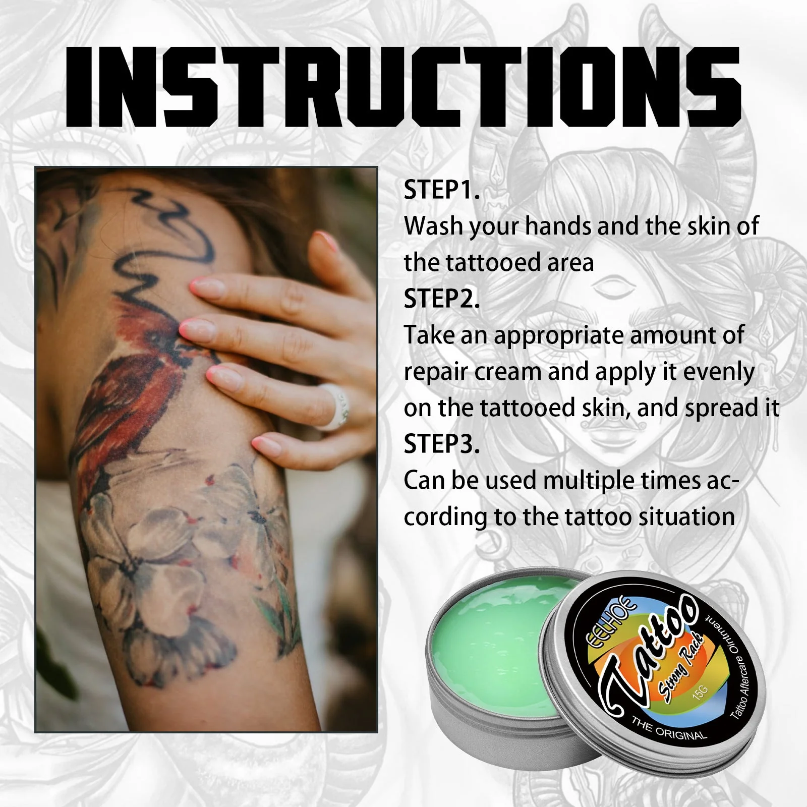 Tattoo Brightening Aftercare Balm - Image 13