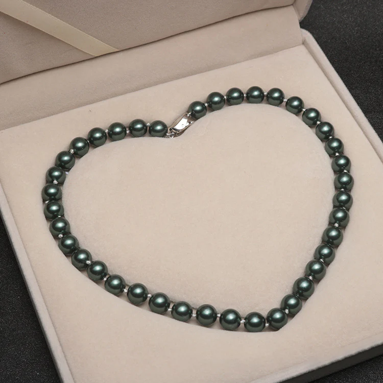 Temperament deep sea shell pearl necklace【Necklace + Bracelet + Earrings】 - Image 6