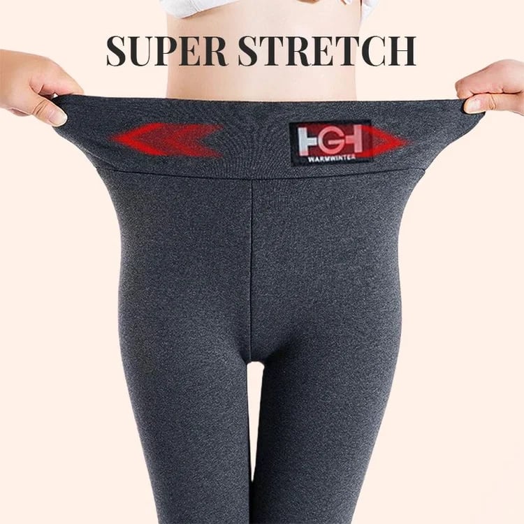 Women’s Fashionable Thermal Cashmere Slim Pants - Image 4