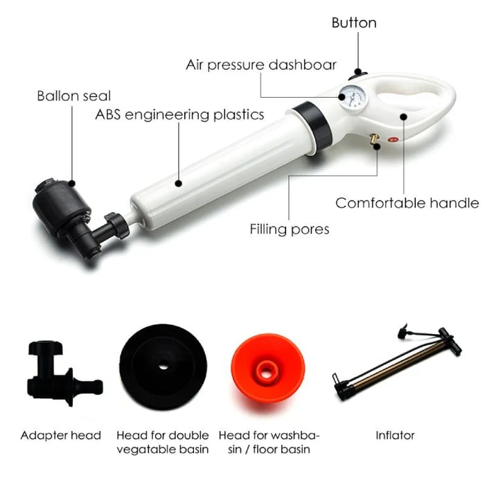 Toilet plunger clog remover - Image 9