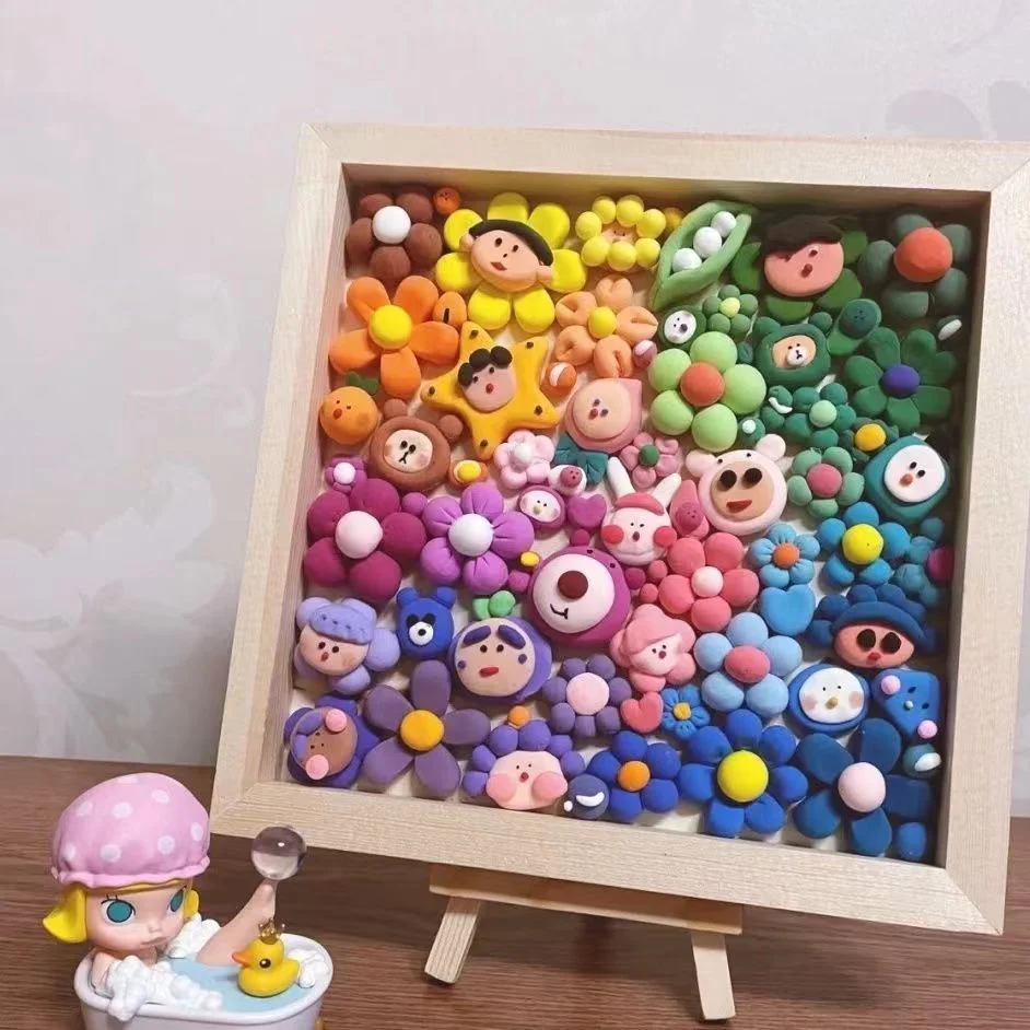 Ultra light clay wood frame picture frame safety and environmental protection - Image 3