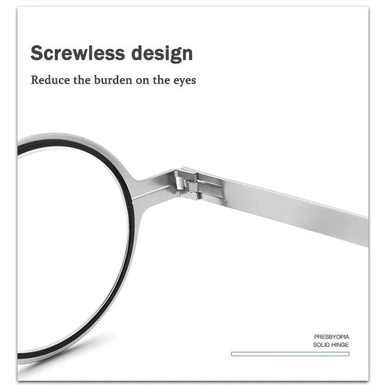 Hot Sell - Ultra Light Titanium Material Screwless Foldable Reading Glasses - Image 13