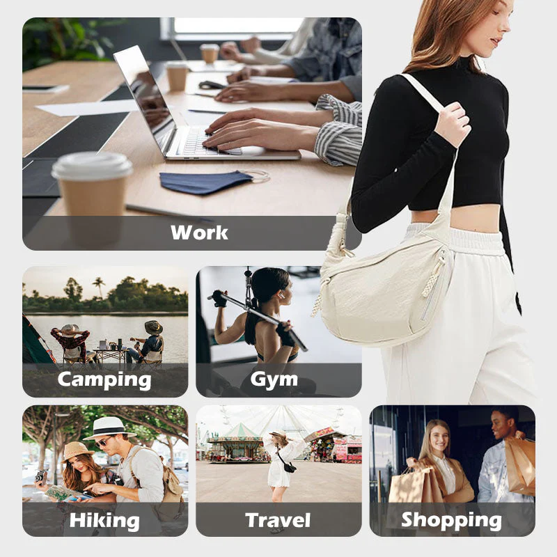Unisex Large Capacity Crossbody Bag - Image 4