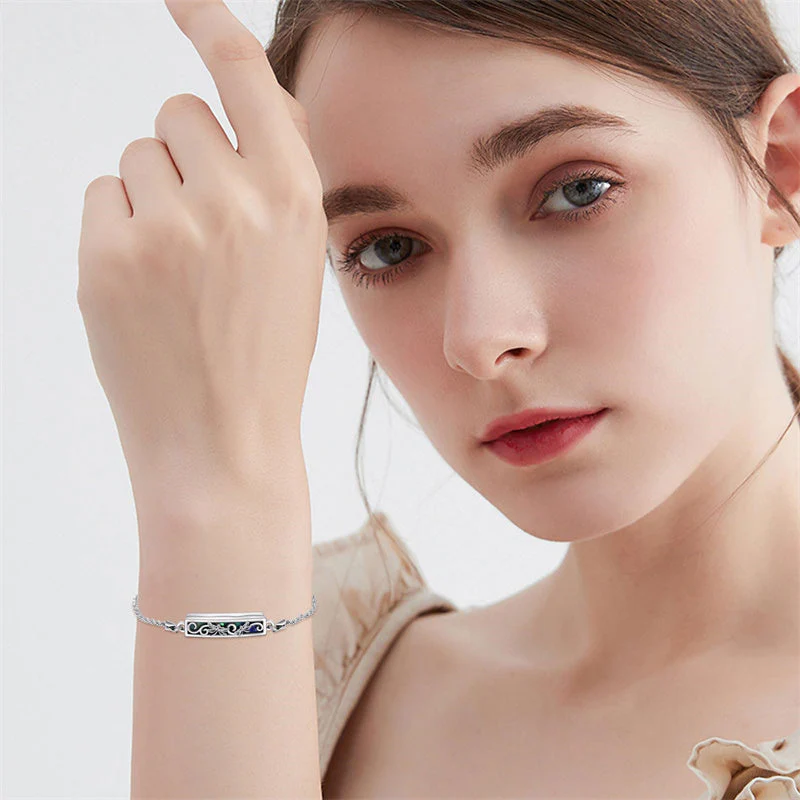 Urn Bracelet for Ashes 925 Sterling Silver Abalone Shell Hummingbird Dragonfly Butterfly Cremation Jewelry for Ashes Keepsake - Image 14