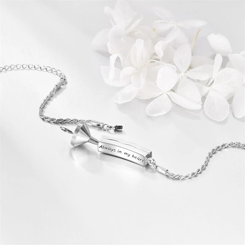 Urn Bracelet for Ashes 925 Sterling Silver Abalone Shell Hummingbird Dragonfly Butterfly Cremation Jewelry for Ashes Keepsake - Image 28