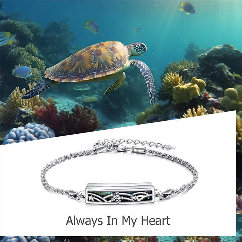 Urn Bracelet for Ashes 925 Sterling Silver Abalone Shell Hummingbird Dragonfly Butterfly Cremation Jewelry for Ashes Keepsake - Image 36