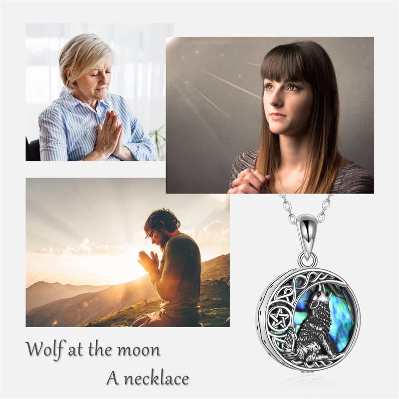 Urn Necklace for Ashes Sterling Silver Wolf Urn Pendant Cremation Jewelry Memorial Gifts for Women Men - Image 18