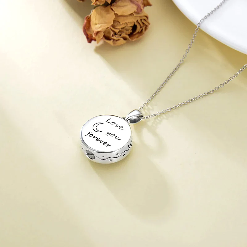 Urn Necklace for Ashes Sterling Silver Wolf Urn Pendant Cremation Jewelry Memorial Gifts for Women Men - Image 8