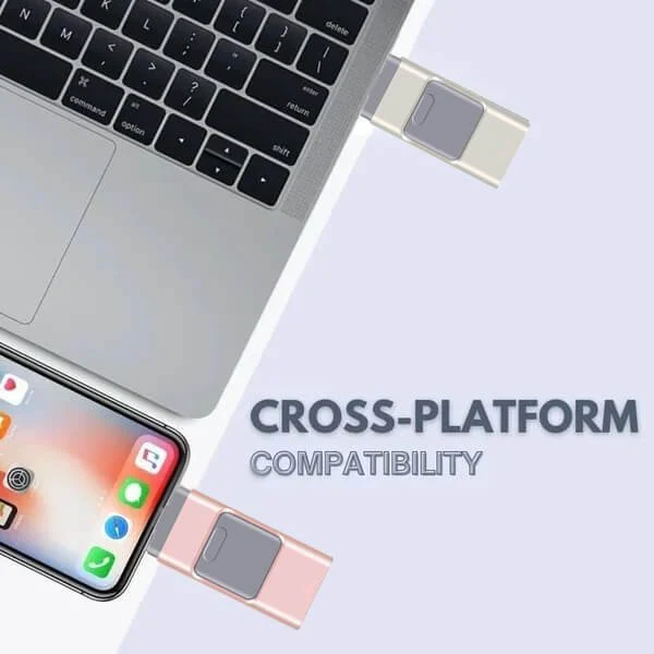 4 In 1 High Speed USB Flash Drive For iPhone, iPad, Android, PC & More Devices - Image 3