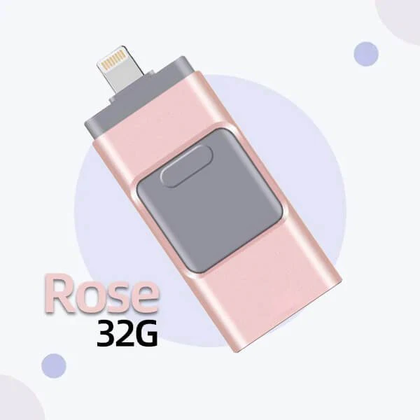 4 In 1 High Speed USB Flash Drive For iPhone, iPad, Android, PC & More Devices - Image 30